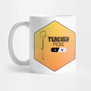 Teacher Mode Limited Edition Unique Design For Teacher Gift Theme Evergreen Mug
